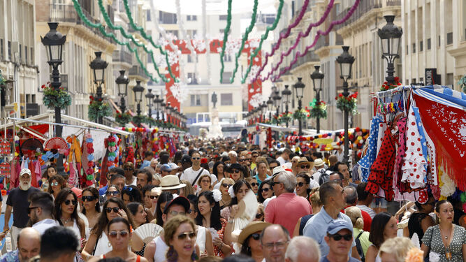 La Feria de Málaga hace unos años