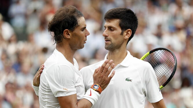 Nadal y Djokovic, en una imagen de archivo.