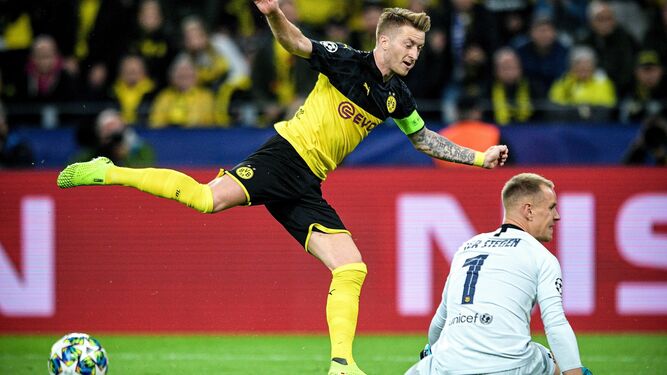 Las im&aacute;genes del Borussia Dortmund-Barcelona
