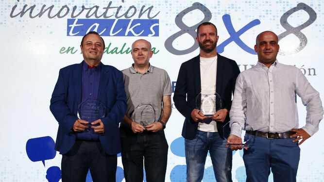 Los cuatro reconocidos con los premios Innovations Talks de Grupo Joly y BBVA.