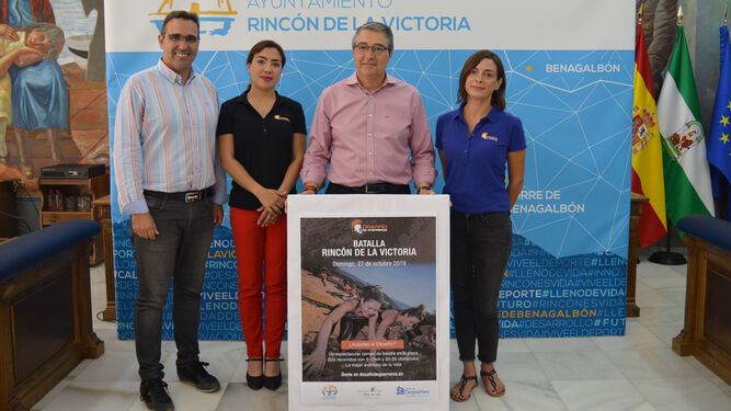 Presentación del I Desafío de Guerreros en Rincón de la Victoria.