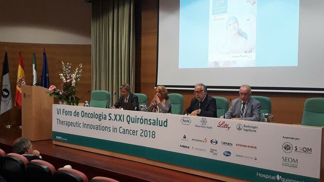 Un momento del foro organizado por el Hospital Quirónsalud Málaga.