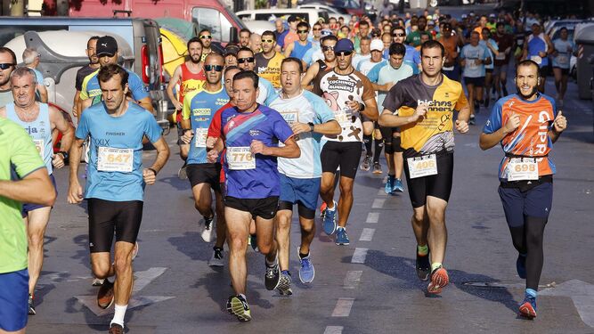 Participantes en la carrera El Torcal - La Paz.