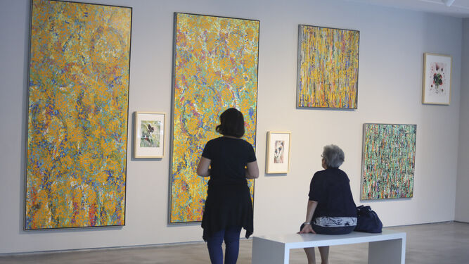 Obras de gran formato reunidas en 'Mariposas', la nueva exposición de Jorge Rando.