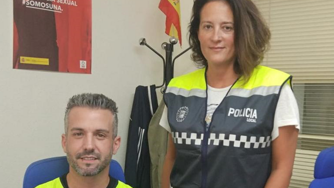 José Luis y Sandra, los policías locales que disuadieron a un maltratador
