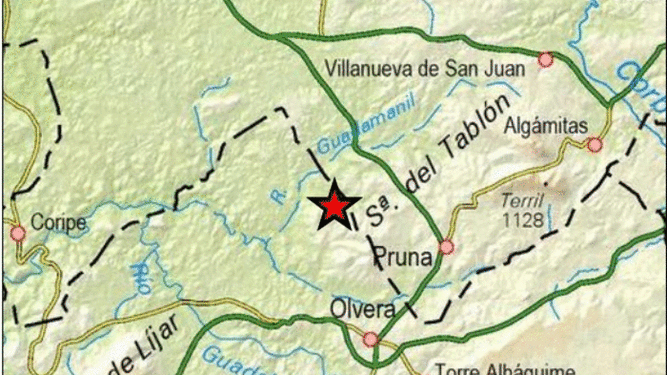Un terremoto de 4,5 grados, con epicentro en Olvera.