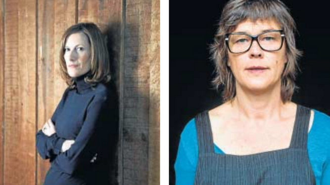 A la izquierda la cineasta londinense Joanna Hogg y a la derecha la noruega Lene Berg
