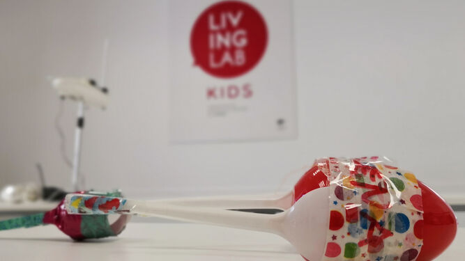 Actividad creativa del Living Lab Kids del MIMMA de Málaga.