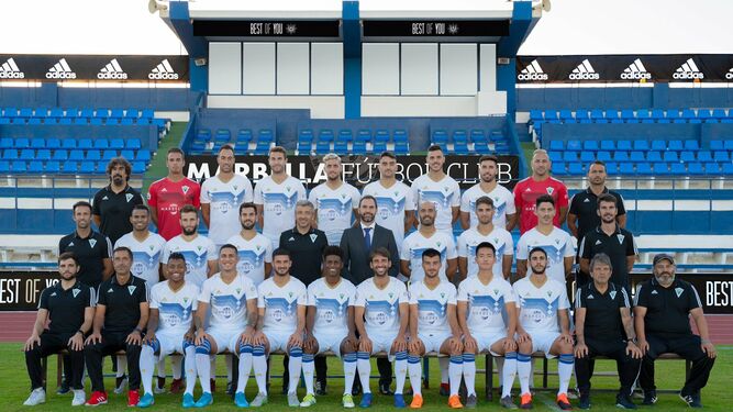 Foto oficial del Marbella FC para la temporada 2019/20.