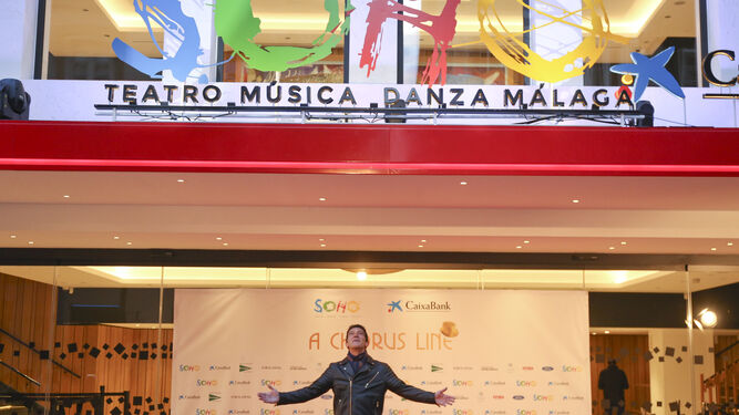 Antonio Banderas, este viernes, en la inauguración del Teatro del Soho Caixabank.