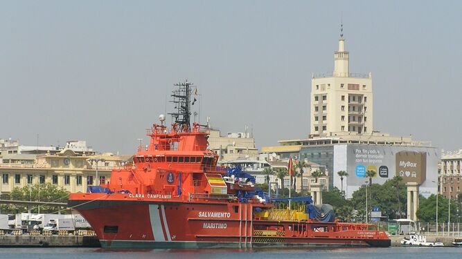 El buque de Salvamento Martímo ‘Clara Campoamor’, será uno de los participantes del simulacro.