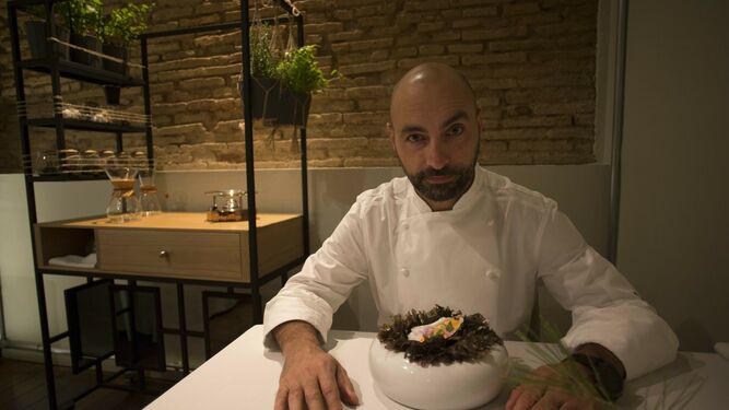 Benito Gómez, este jueves, en su restaurante, el Bardal de Ronda.
