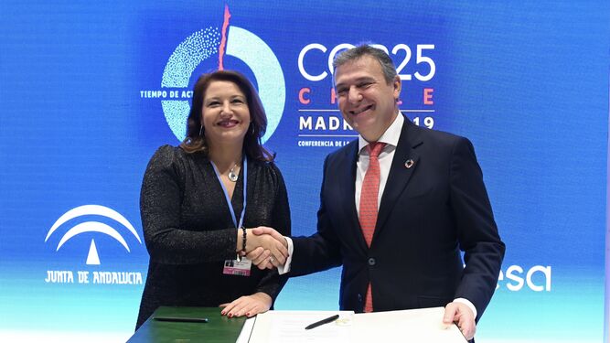 Endesa y la Junta de Andalucía firman en la COP25 un convenio de colaboración para la protección de aves
