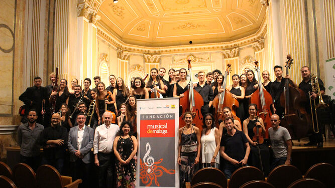 La Academia Orquestal de Málaga celebra su Concierto de Navidad en el María Cristina.