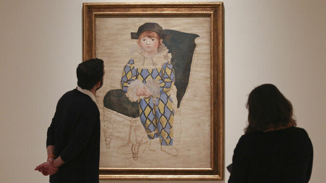 Una de las piezas de la muestra 'Olga Picasso' en el Museo Picasso Málaga.