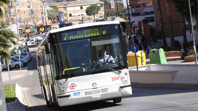Un autobús de la EMT de Málaga