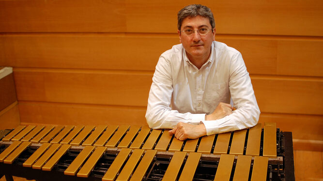 El vibrafonista Arturo Serra.