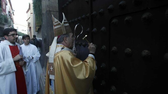 El arzobispo Asenjo en el acto.