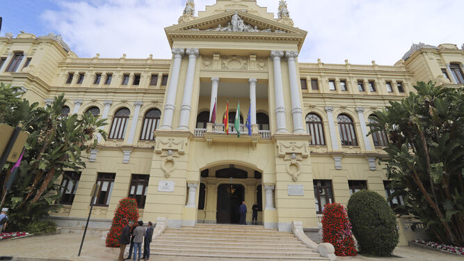 Imagen de la Casona del Parque, sede del Ayuntamiento de Málaga.