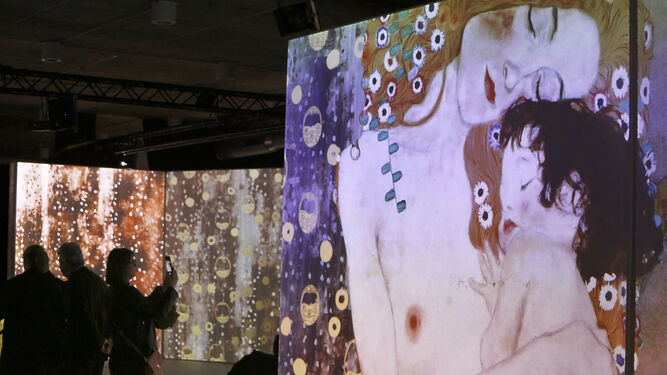 Fotos de la exposici&oacute;n 'El Oro de Klimt' en el Muelle Uno