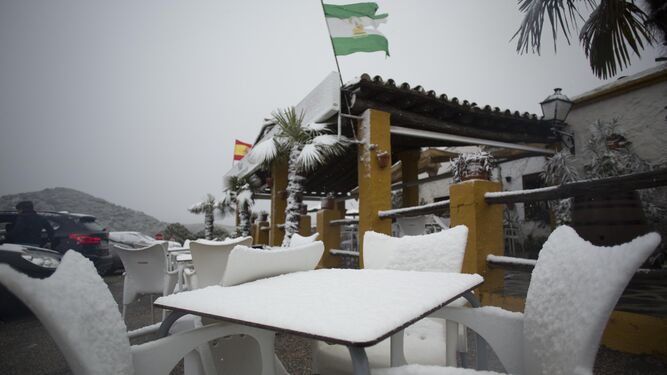 Fotos de la nieve en Ronda