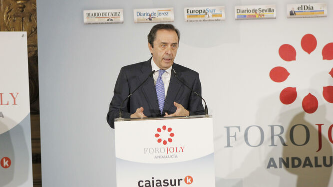 Un momento de la intervención del presidente de Covap en el Foro Joly Andalucía.