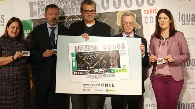 La ONCE dedica el cupón de este sábado a los Premios Goya en Málaga
