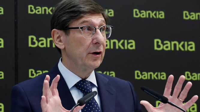 El presidente de Bankia, José Ignacio Goirigolzarri, presenta las cuentas de la entidad del cuarto trimestre.