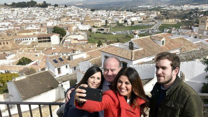 Visita de la delegada provincial de Turismo a Antequera