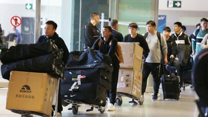 Las fotos de la llegada del Wuhan a M&aacute;laga.