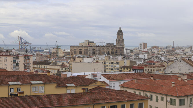 Vista del Centro histórico desde El Ejido.