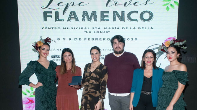 Desfile Luc&iacute;a Herreros en Lepe Loves Flamenco 2020