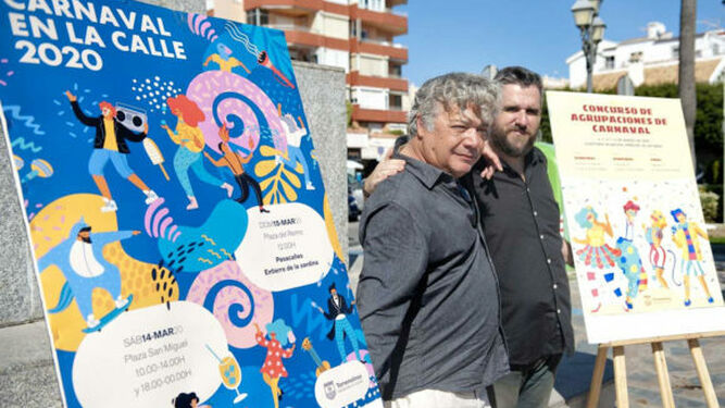David Tejeiro y Félix Godoy presentan el Carnaval de Torremolinos 2020.
