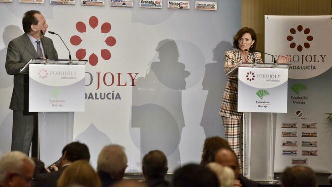 La vicepresidenta Calvo asegura que Pedro Sánchez recibirá pronto a Juanma Moreno