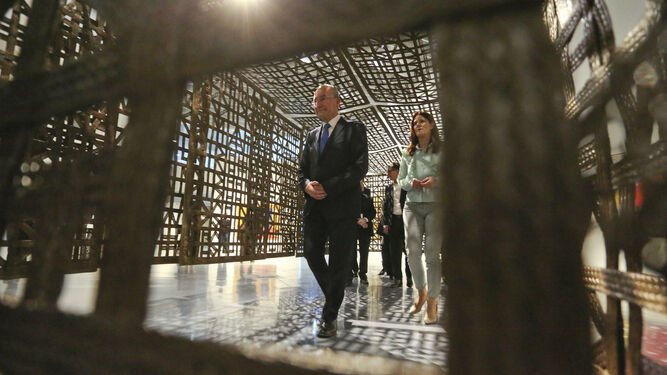 Francisco de la Torre, en la presentación de la última exposición del Pompidou.