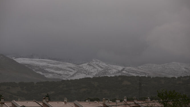 Nieve en la Serranía de Ronda