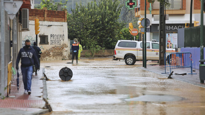 Campanillas anegada tras las lluvias, en fotos