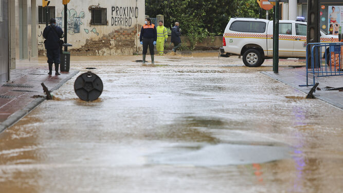 Campanillas anegada tras las lluvias, en fotos