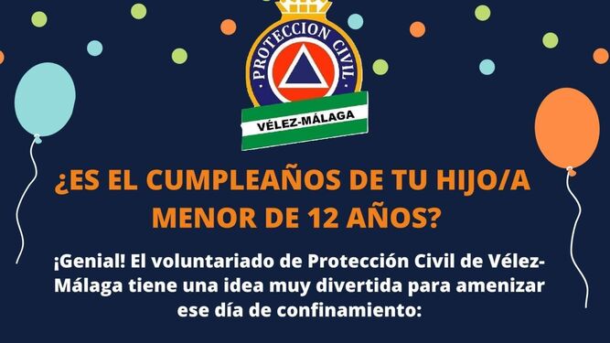 Un cumpleaños especial en Vélez-Málaga en tiempos de coronavirus