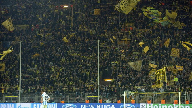 Las im&aacute;genes del Borussia Dortmund-M&aacute;laga, que cumple siete a&ntilde;os.