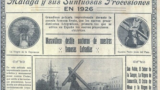 Una de las imágenes del archivo de la Diputación de Málaga