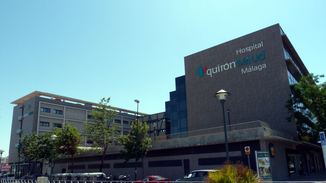 Una imagen del edificio del Hospital Quirónsalud Málaga, en la barriada Parque Litoral.