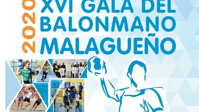 Cartel de la Gala del Balonmano Malagueño