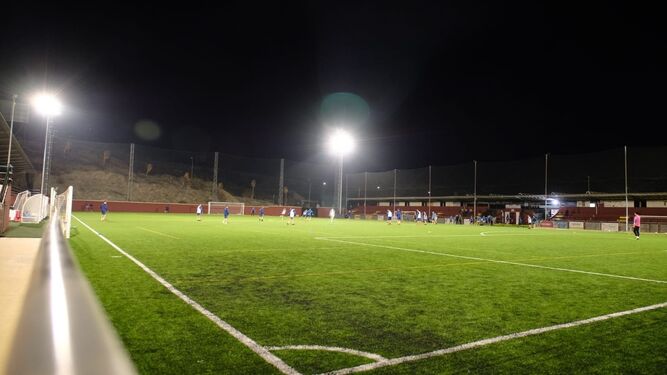 Una imagen del campo de fútbol del Rincón de la Victoria.