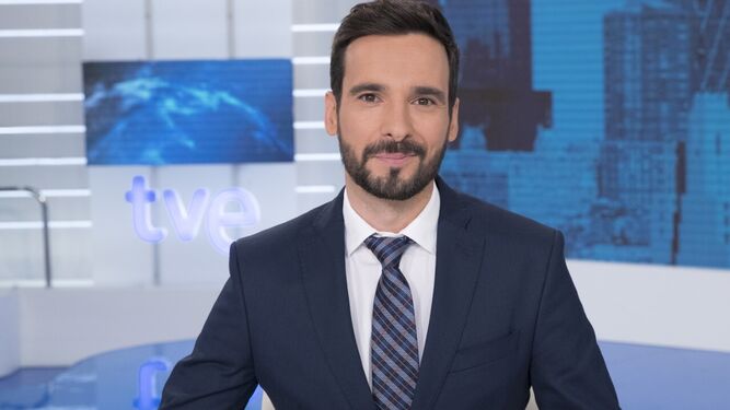 Lluís Guilera en el 'Telediario Fin de semana'
