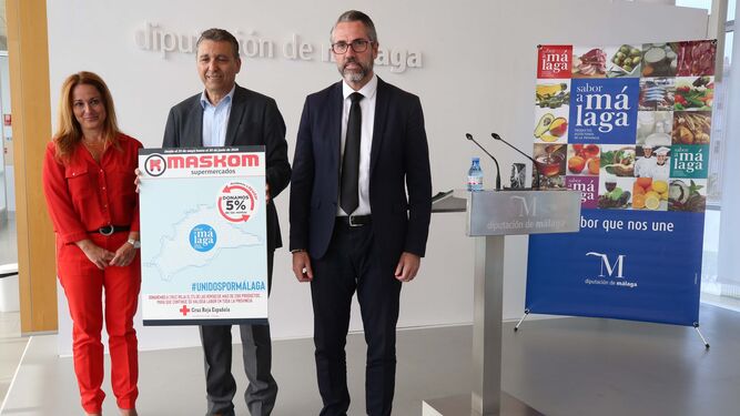 La cadena de supermercados Maskom dará el 5% de las ventas de productos Sabor a Málaga a familia vulnerables.
