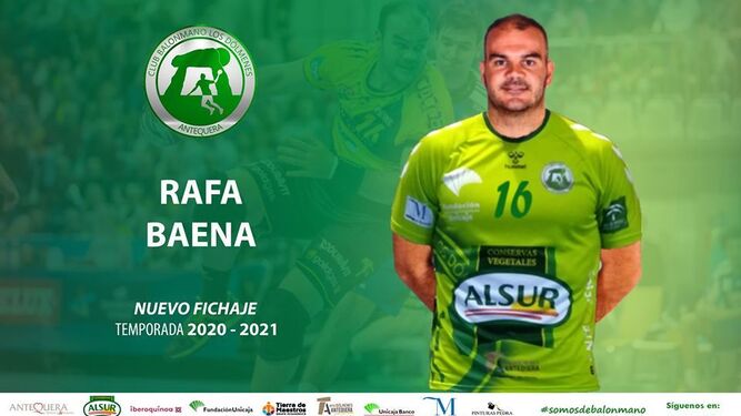 Rafa Baena, nuevo jugador del Conservas Alsur Antequera.