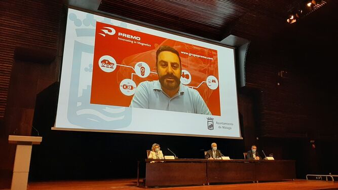 Un momento del foro sobre innovación celebrado en Málaga, en este caso con la ponencia de Ezequiel Navarro de Grupo Premo.