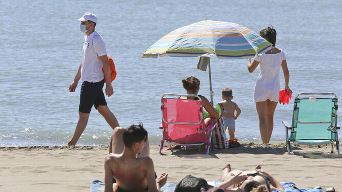 Fotos de la playa en Málaga, donde escapar del calor