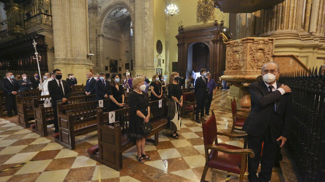 Las fotos del funeral en la Catedral de M&aacute;laga por los fallecidos con coronavirus.